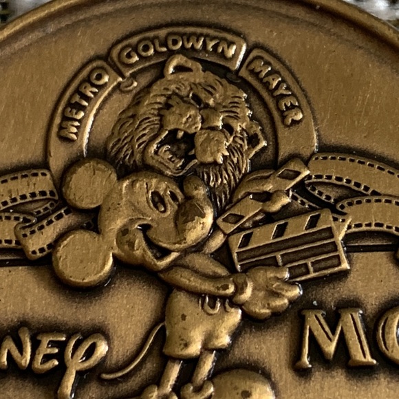 Walt Disney World MGM Studios 1989 Opening Spring 1989 LR Bronze Coin Medallion - Picture 6 of 6